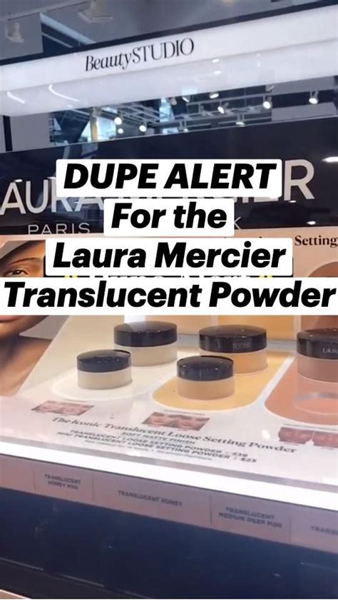 laura mercier translucent powder dupe